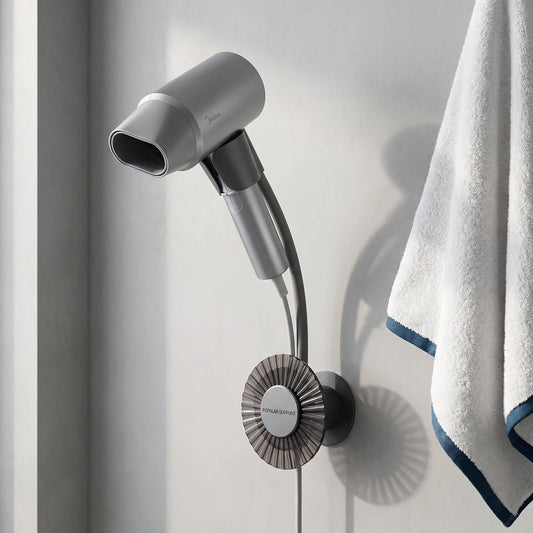 Wall-Mounted Hair Dryer Holder
